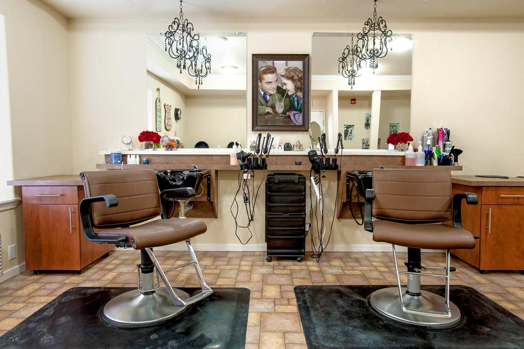 The beauty salon at Chesterfield Heights
